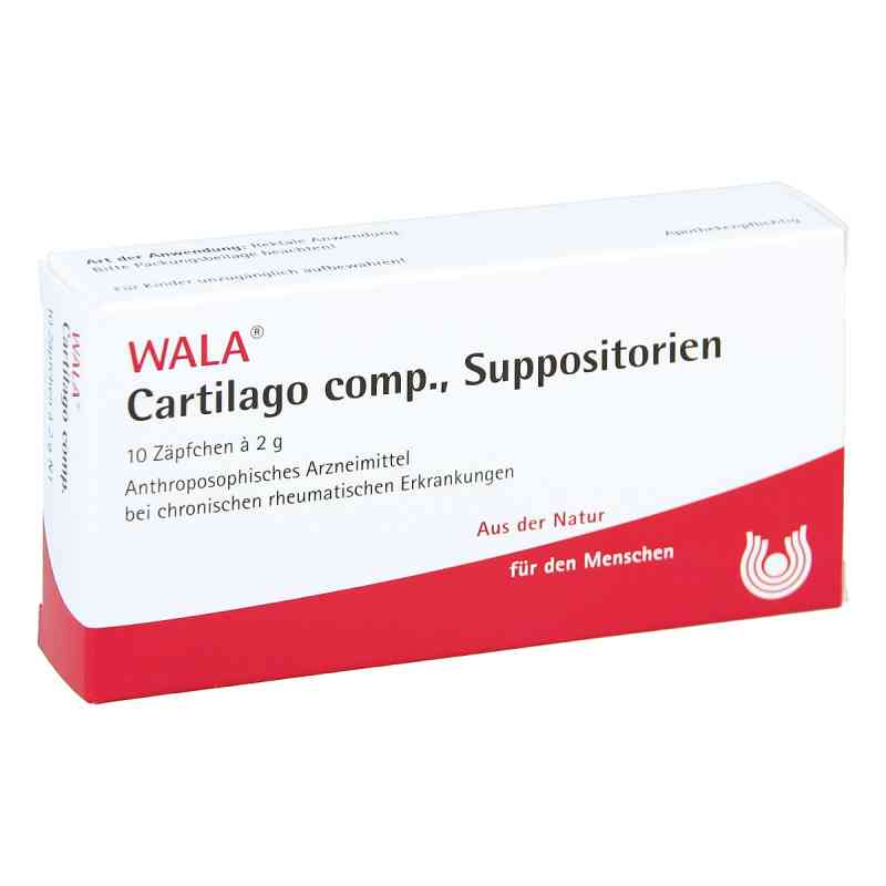 Cartilago Comp.suppositorien 10X2 g von WALA Heilmittel GmbH PZN 01880635