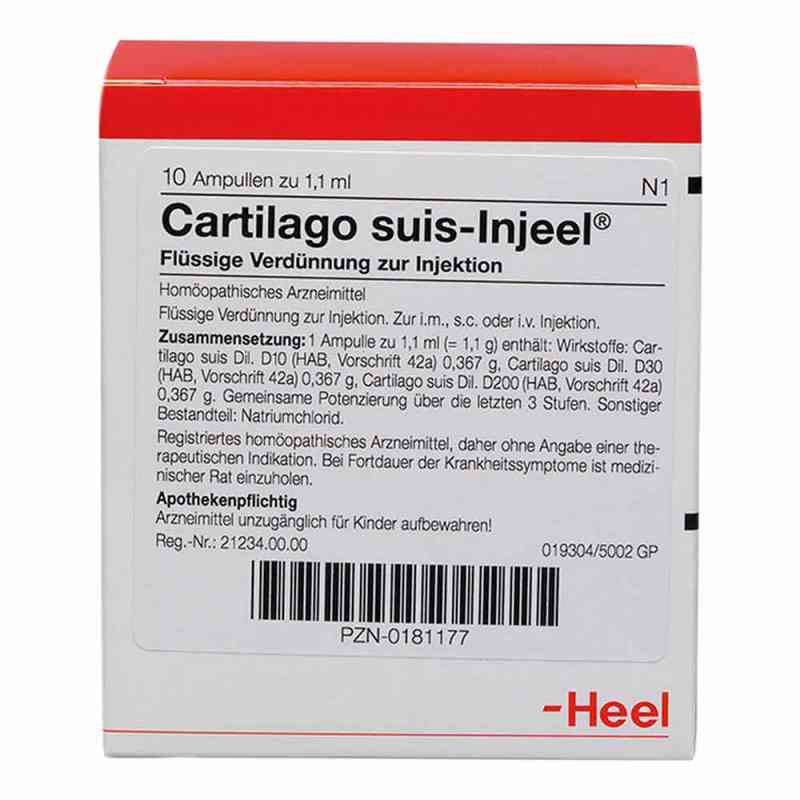 Cartilago suis Injeel forte Ampullen 10 stk von Biologische Heilmittel Heel GmbH PZN 00181220