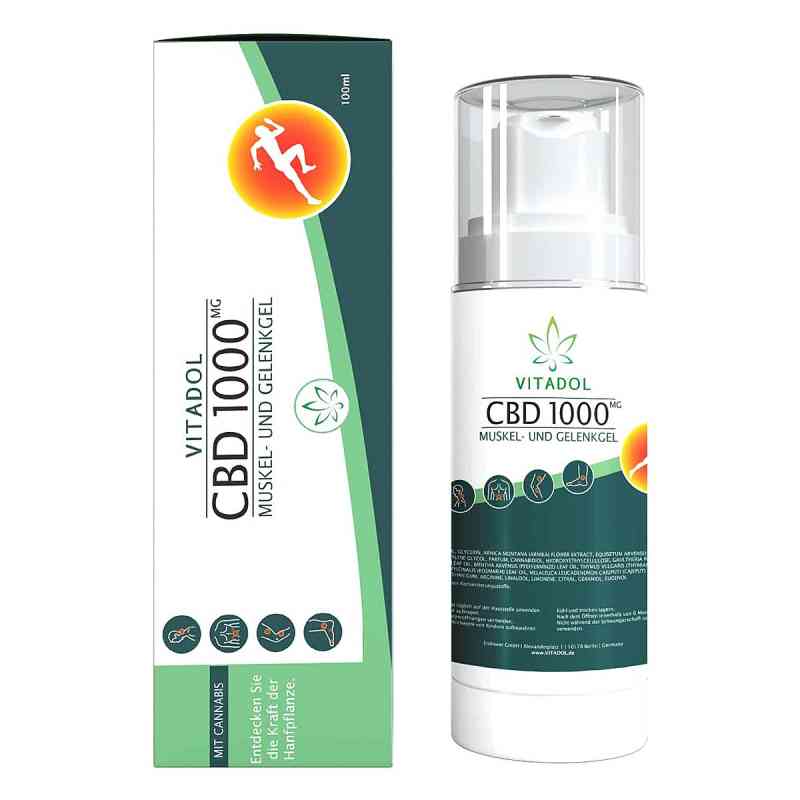 Cbd 1000 Vitadol Gelenk Muskel Gel Salbe Arnika 100 ml von Endower GmbH PZN 17944797