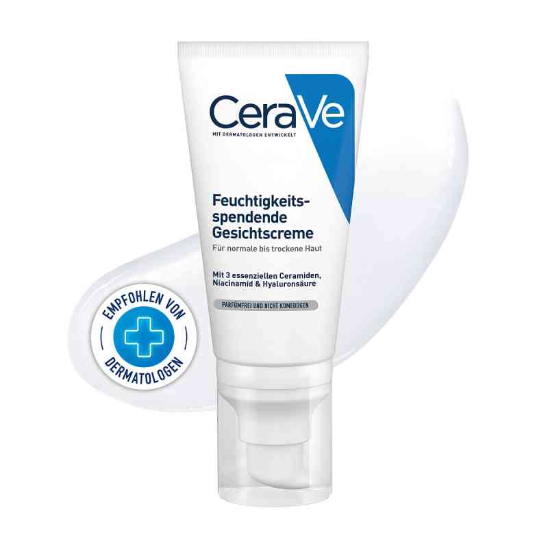CeraVe Feuchtigkeitsspendende Gesichtscreme 52 ml von L'Oreal Deutschland GmbH Geschäftsbereich CeraVe PZN 14017671