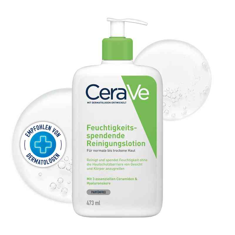 CeraVe Feuchtigkeitsspendende Reinigungslotion 473 ml von L'Oreal Deutschland GmbH Geschäftsbereich CeraVe PZN 14017493