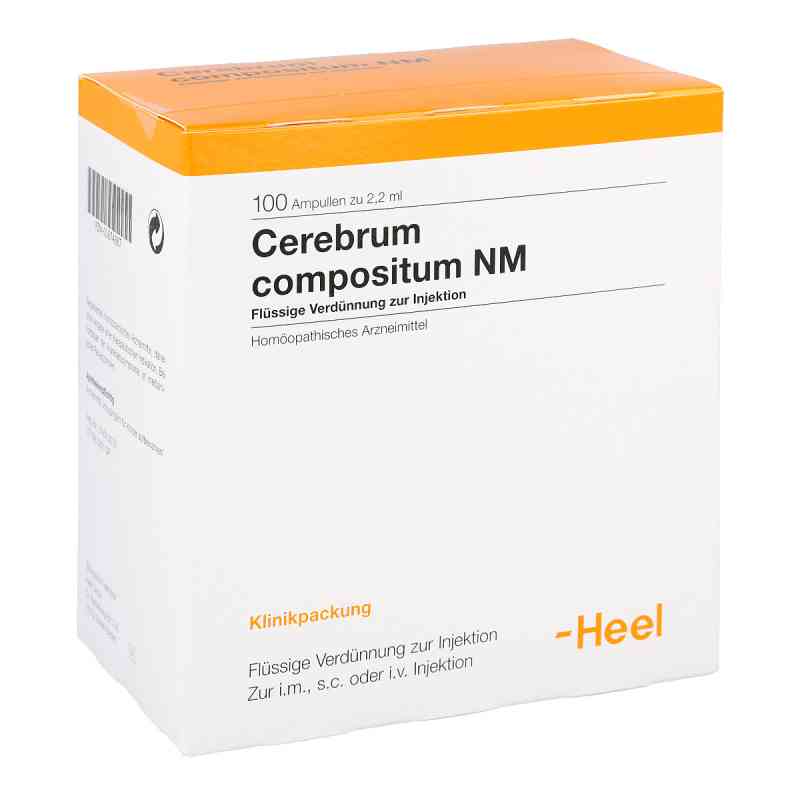 Cerebrum Compositum Nm Ampullen 100 stk von Biologische Heilmittel Heel GmbH PZN 01674887