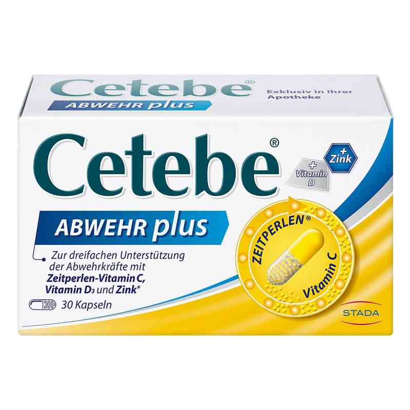 CETEBE Abwehr plus Mit Vitamin C, D und Zink 30 stk von STADA GmbH PZN 02408188