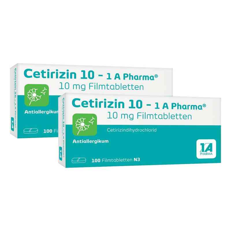 Cetirizin 10-1A Pharma 2x100 stk von 1 A Pharma GmbH PZN 08104667