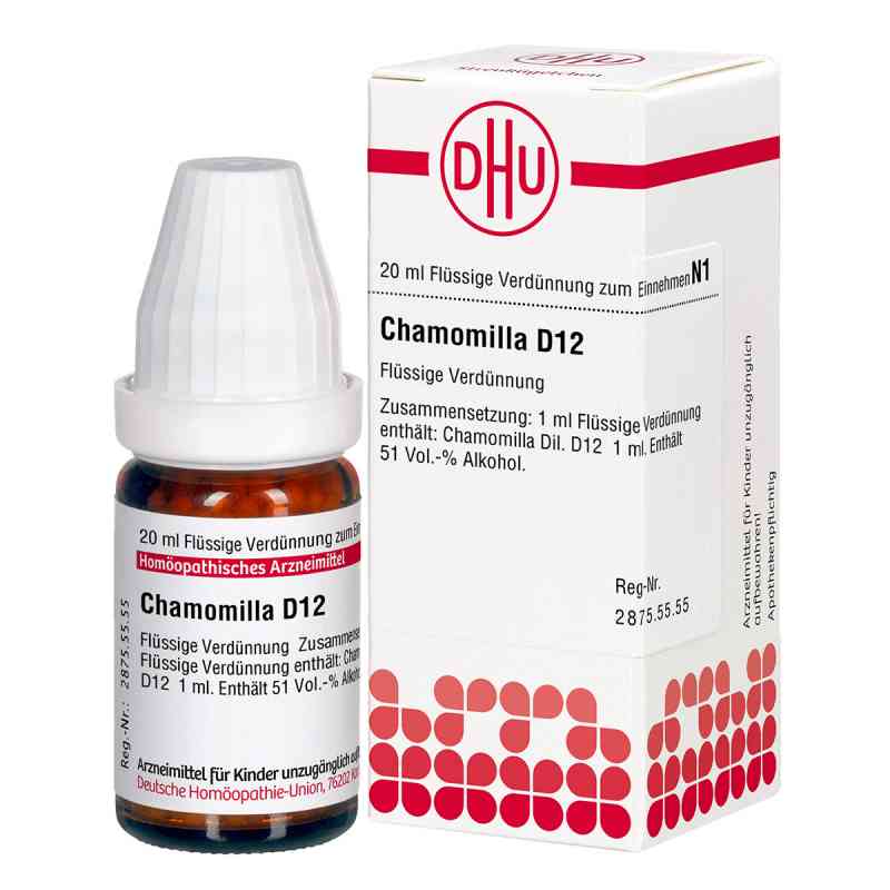 Chamomilla D12 Dilution 20 ml von DHU-Arzneimittel GmbH & Co. KG PZN 02112401