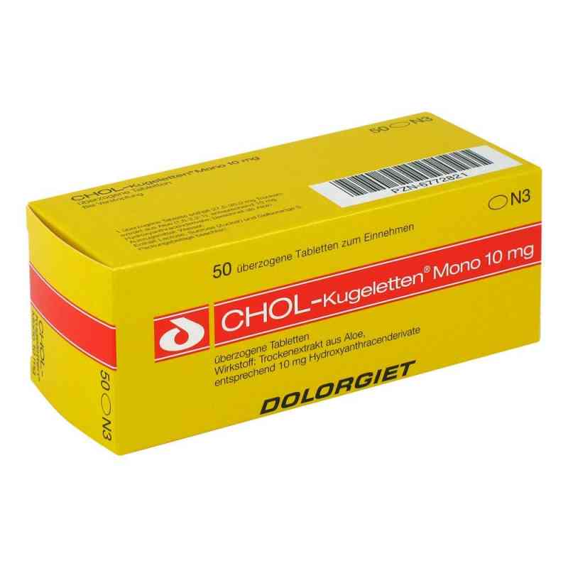 Chol Kugeletten Mono 10 Mg überzogene Tabletten 50 stk von Dr. Theiss Naturwaren GmbH PZN 06772821
