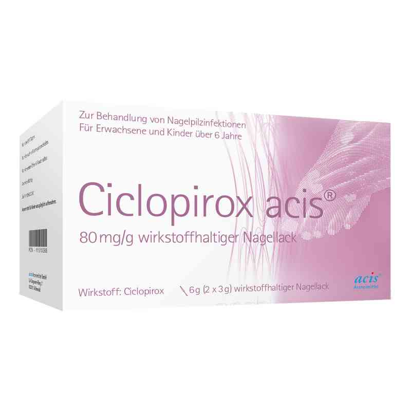 Ciclopirox acis 80mg/g bei Nagelpilz 6 g von acis Arzneimittel GmbH PZN 11510388