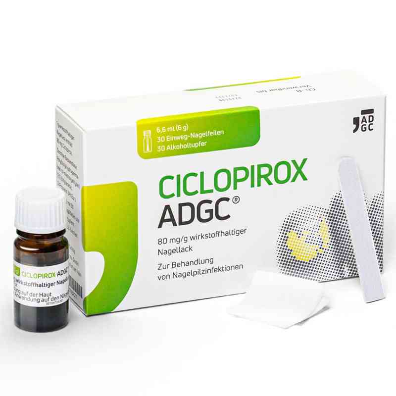 CICLOPIROX ADGC 80 mg/g wirkstoffhaltiger Nagellack 6.6 ml von Zentiva Pharma GmbH PZN 17184228