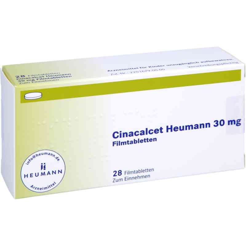 Cinacalcet Heumann 30 mg Filmtabletten 28 stk von HEUMANN PHARMA GmbH & Co. Generica KG PZN 14064096