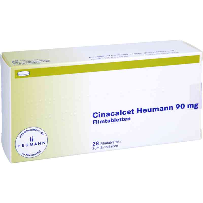 Cinacalcet Heumann 90 mg Filmtabletten 28 stk von HEUMANN PHARMA GmbH & Co. Generica KG PZN 14064156
