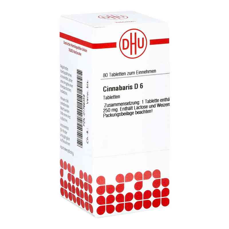 Cinnabaris D6 Tabletten 80 stk von DHU-Arzneimittel GmbH & Co. KG PZN 01766359