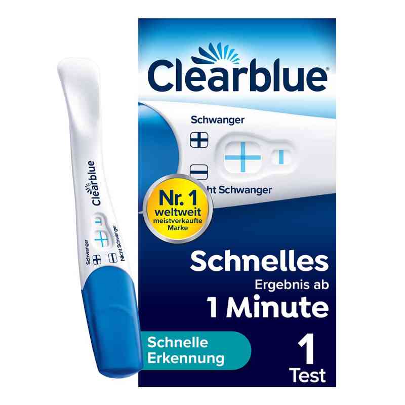 Clearblue Schwangerschaftstest schnelle Erkennung 1 stk von WICK Pharma - Zweigniederlassung der Procter & Gam PZN 12894020