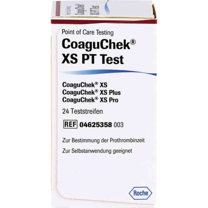 Coaguchek Xs Pt Test Pst 1X24 stk von ApoHomeCare GmbH PZN 15226336