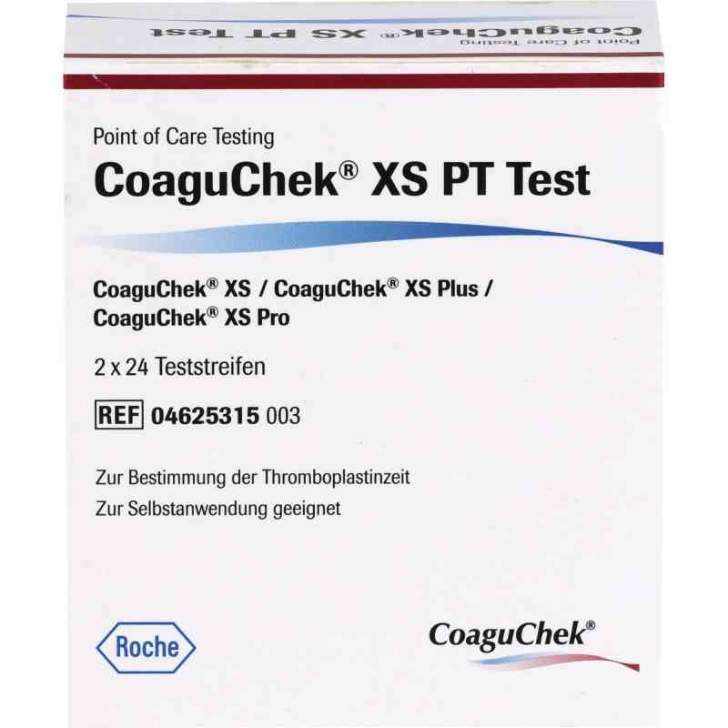 Coaguchek Xs Pt Test Pst 2X24 stk von ApoHomeCare GmbH PZN 15226342