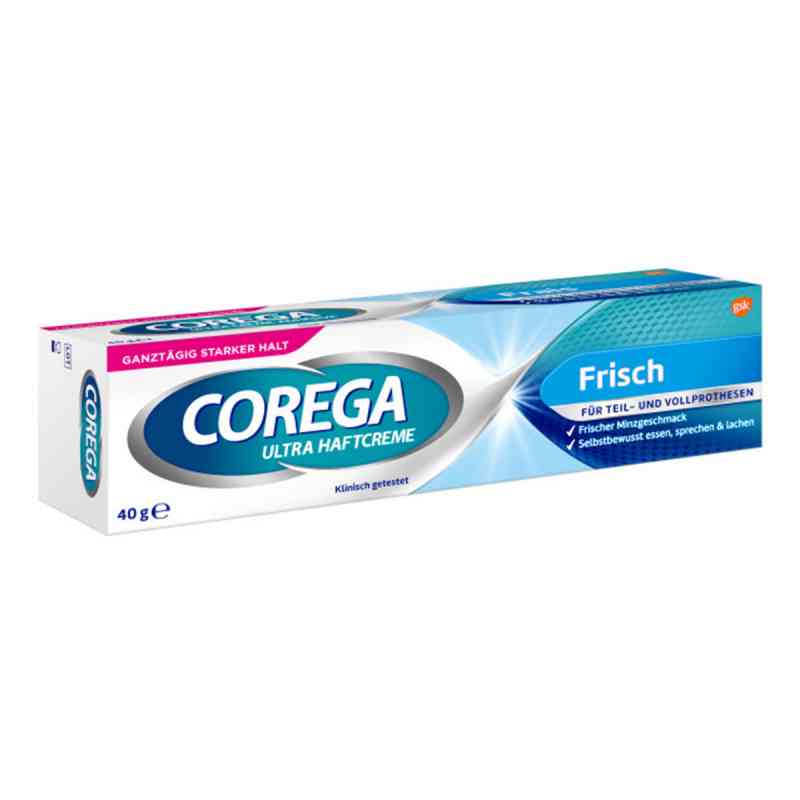 Corega ultra Haftcreme Frisch 40 g von GlaxoSmithKline Consumer Healthc PZN 00338986