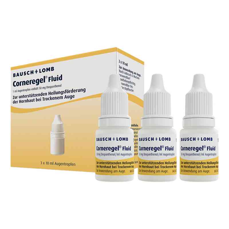 Corneregel Fluid unterstützt die Wundheilung am Auge 3X10 ml von Dr. Gerhard Mann PZN 06343623