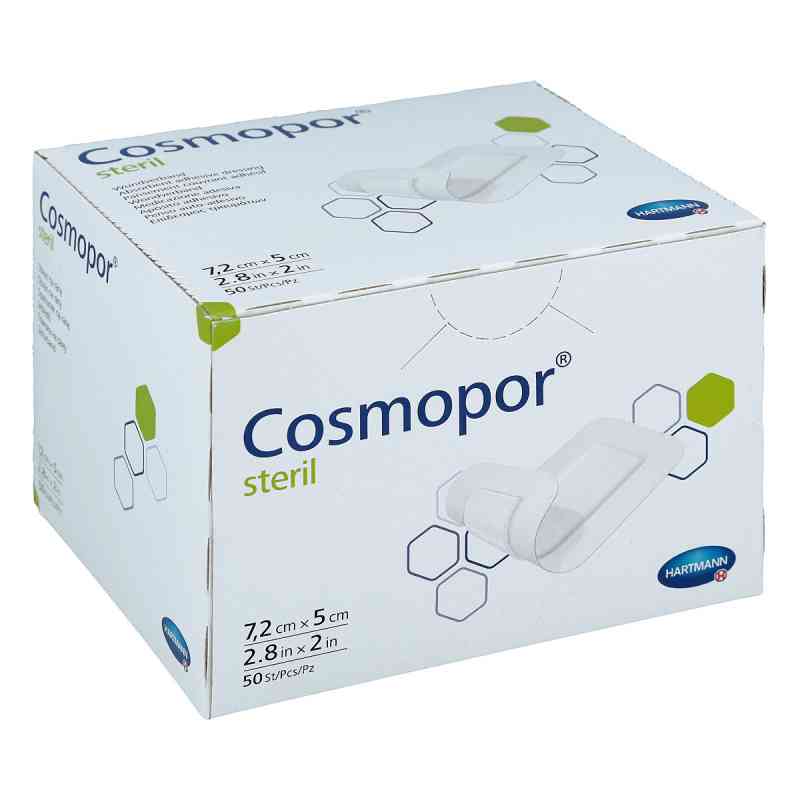 Cosmopor steril 5x7,2 cm 50 stk von PAUL HARTMANN AG PZN 04302005