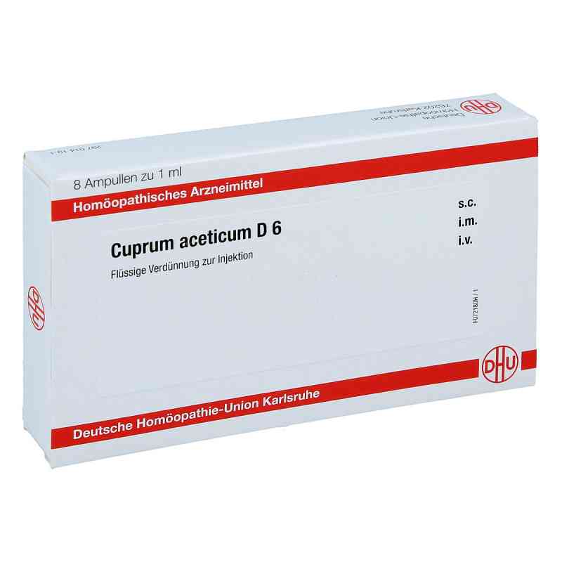 Cuprum Aceticum D6 Ampullen 8X1 ml von DHU-Arzneimittel GmbH & Co. KG PZN 11705531