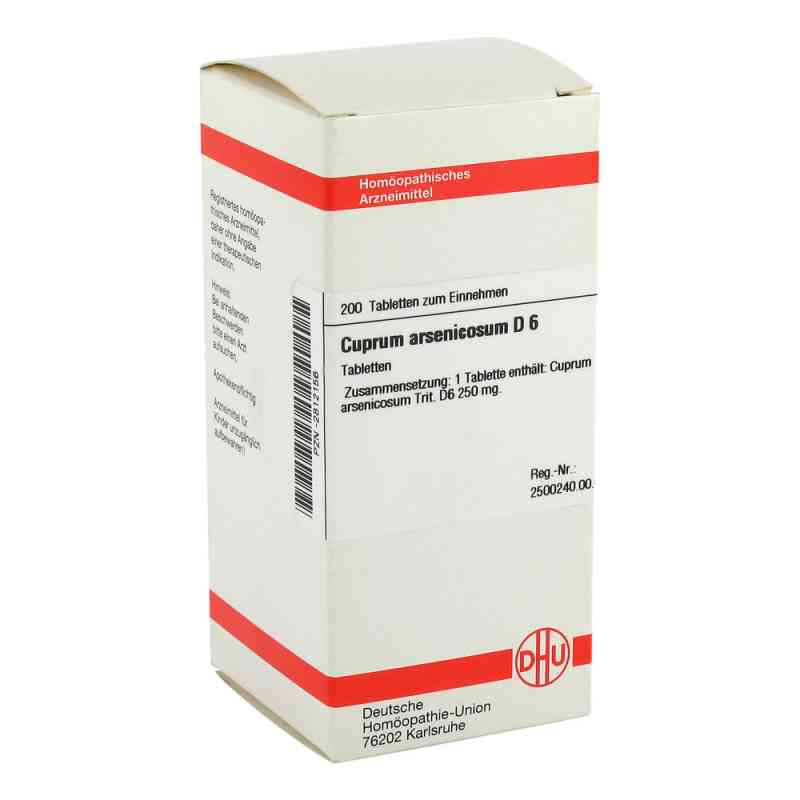 Cuprum Arsenicosum D6 Tabletten 200 stk von DHU-Arzneimittel GmbH & Co. KG PZN 02812156