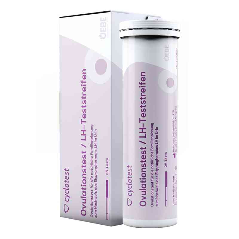 Cyclotest Ovulationstest LH-Teststreifen 25 stk von Uebe Medical GmbH PZN 17859850