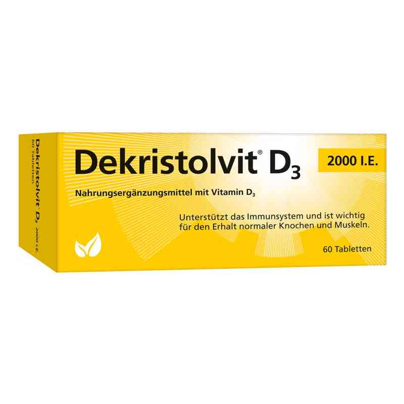 Dekristolvit D3 2.000 I.e. Tabletten 60 stk von Hübner Naturarzneimittel GmbH PZN 10818523