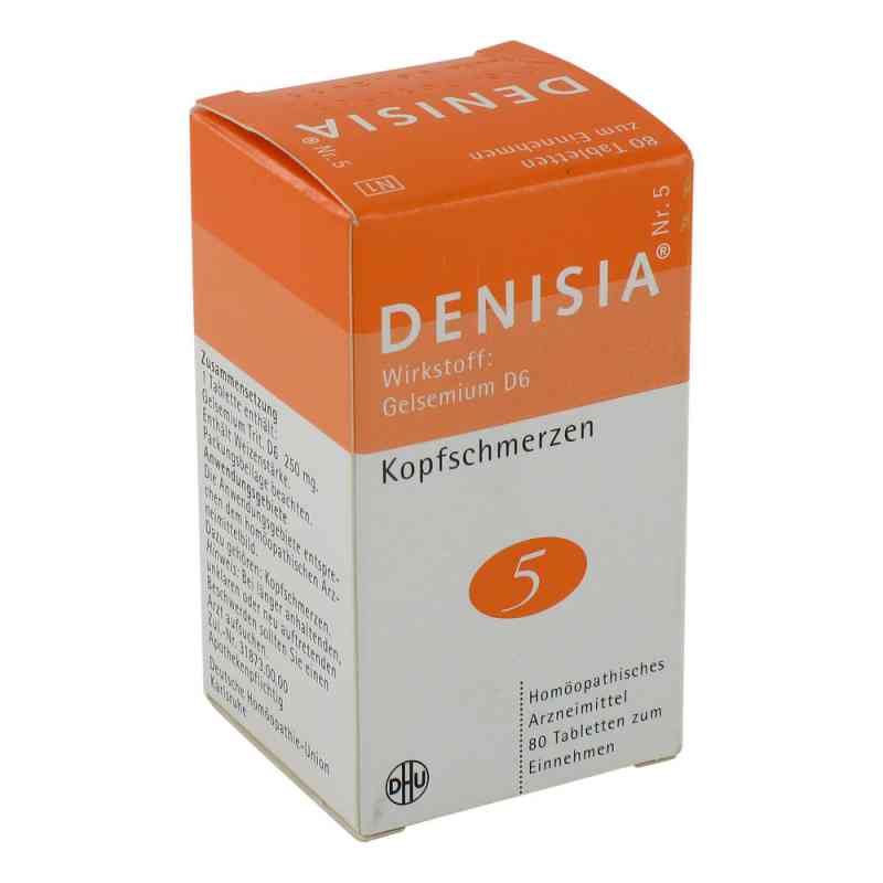 Denisia 5 Kopfschmerzen Tabletten 80 stk von DHU-Arzneimittel GmbH & Co. KG PZN 08494390