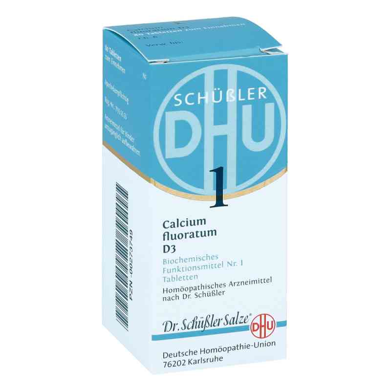 Dhu 1 Calcium Fluoratum D3 Tabletten 80 stk von DHU-Arzneimittel GmbH & Co. KG PZN 00273749