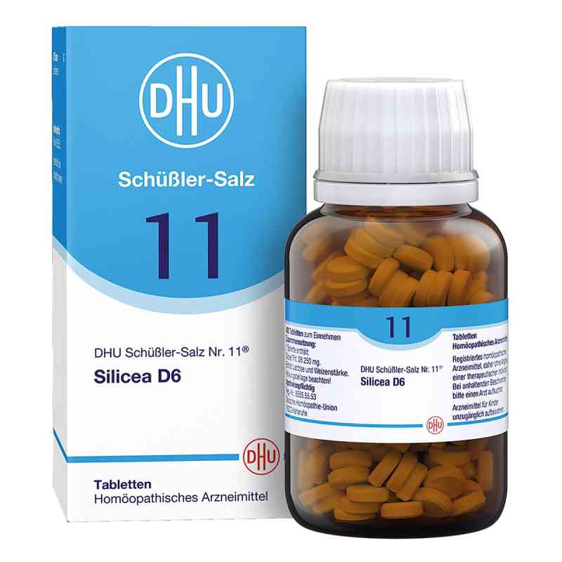 DHU Schüßler-Salz Nummer 11 Silicea D6 Tabletten 420 stk von DHU-Arzneimittel GmbH & Co. KG PZN 06584278