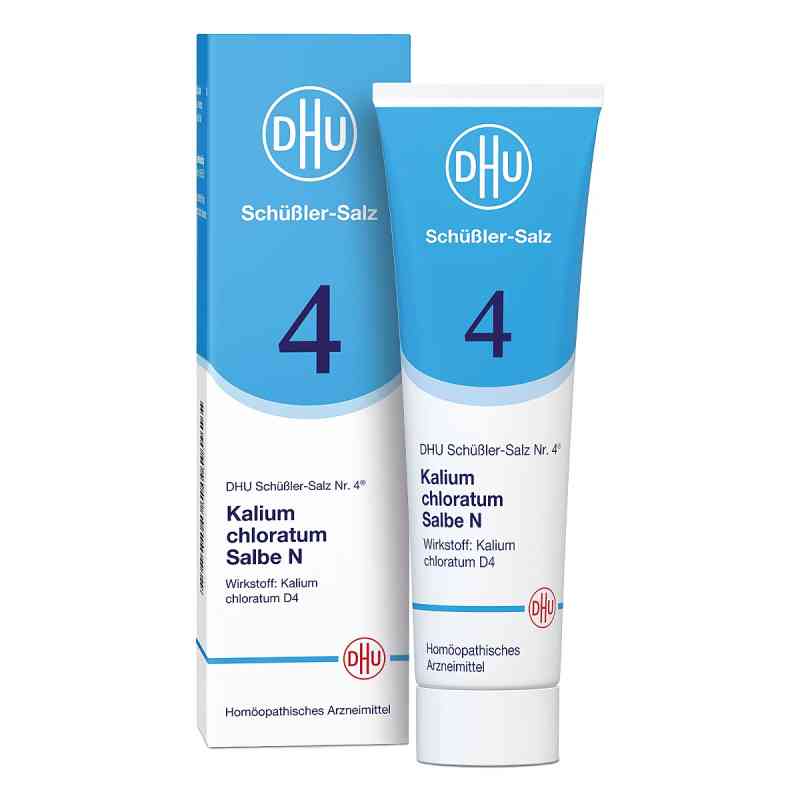 DHU Schüßler-Salz Nummer 4 Kalium chlorat. N D4 Salbe 50 g von DHU-Arzneimittel GmbH & Co. KG PZN 03309040