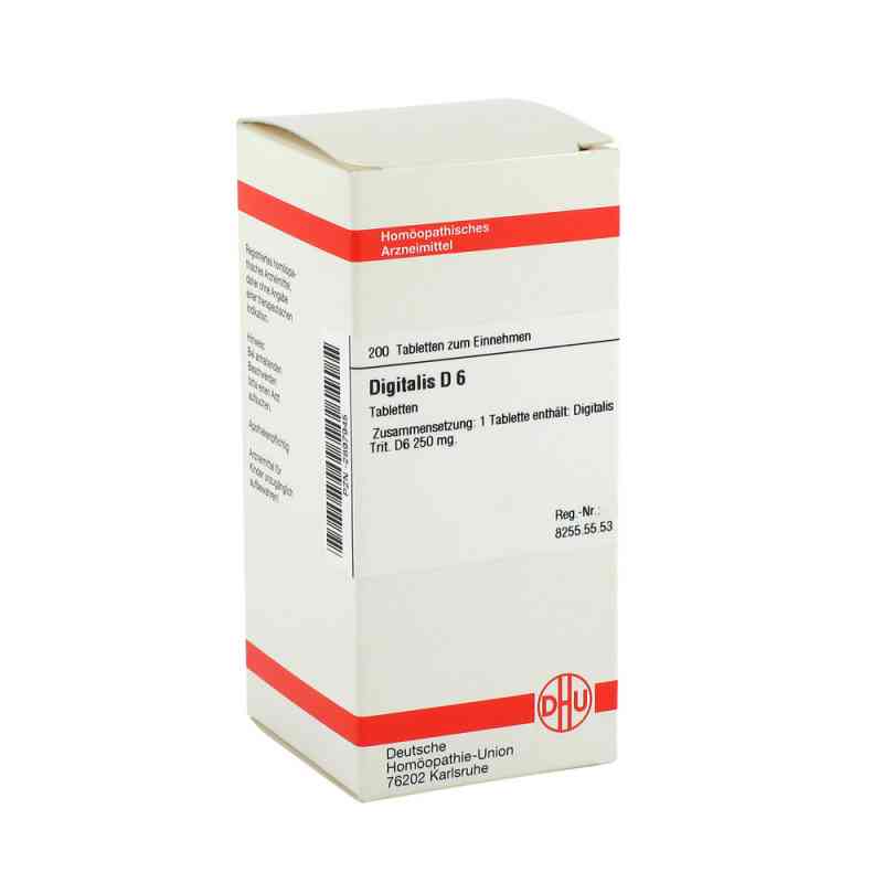 Digitalis D6 Tabletten 200 stk von DHU-Arzneimittel GmbH & Co. KG PZN 02897945