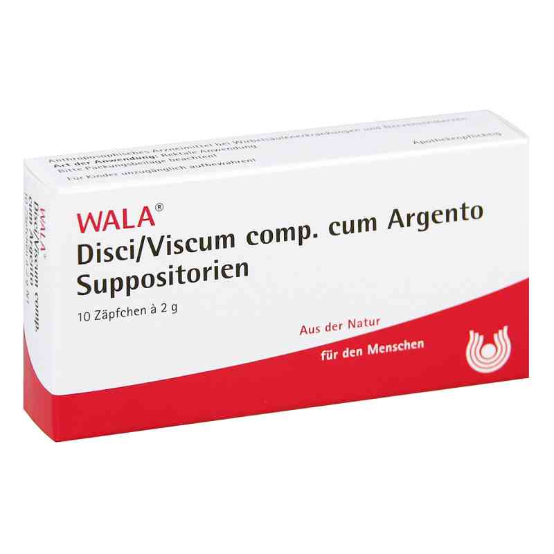 Disci/ Viscum Comp. cum Argento Suppositorien 10X2 g von WALA Heilmittel GmbH PZN 01880664