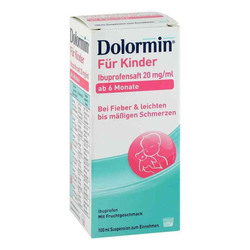 Dolormin für Kinder Ibuprofensaft 20 mg/ml Suspension 100 ml von Johnson & Johnson GmbH (OTC) PZN 11542939