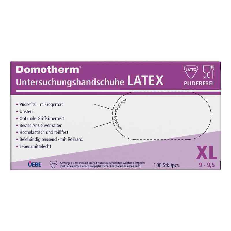 Domotherm Untersuchungshandschuhe Latex Unsteril Puderfrei Xl We 100 stk von Uebe Medical GmbH PZN 17627915