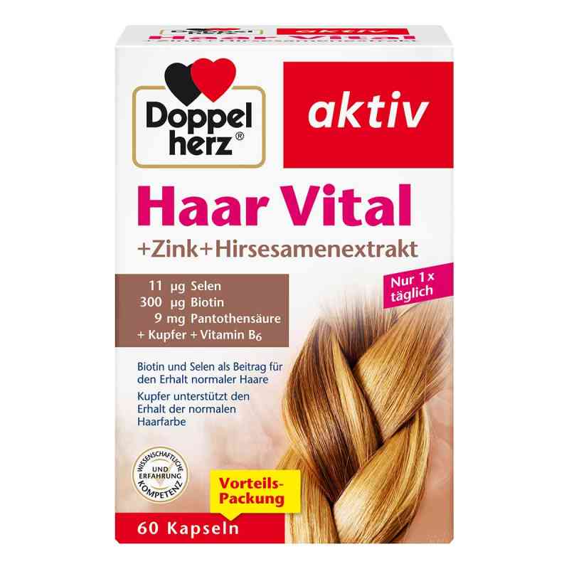 Doppelherz Haar Vital+Zink+Hirse Kapseln 60 stk von Queisser Pharma GmbH & Co. KG PZN 19760268