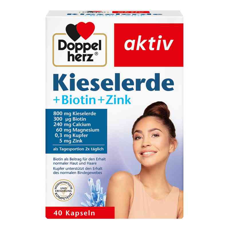 Doppelherz Kieselerde + Biotin + Zink Kapseln 40 stk von Queisser Pharma GmbH & Co. KG PZN 20038832