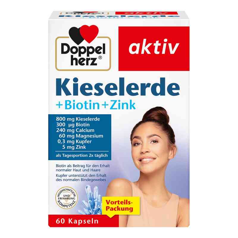 Doppelherz Kieselerde+Biotin+Zink Kapseln 60 stk von Queisser Pharma GmbH & Co. KG PZN 20038849