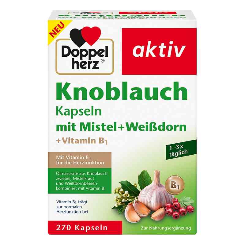 Doppelherz Knoblauch Mistel + Weißdorn + Vitamin B1 270 stk von Queisser Pharma GmbH & Co. KG PZN 19765745