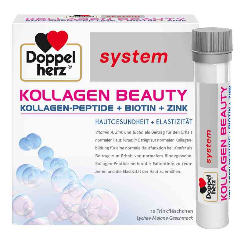 Doppelherz Kollagen Beauty system Trinkfläschchen 10 stk von Queisser Pharma GmbH & Co. KG PZN 15661150