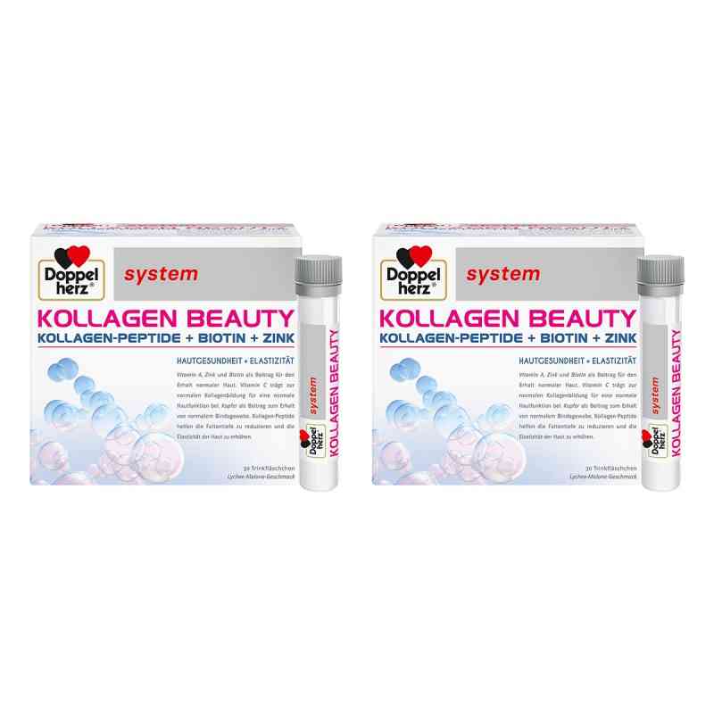 Doppelherz Kollagen Beauty System Trinkfläschchen 2x30 stk von Queisser Pharma GmbH & Co. KG PZN 08104605