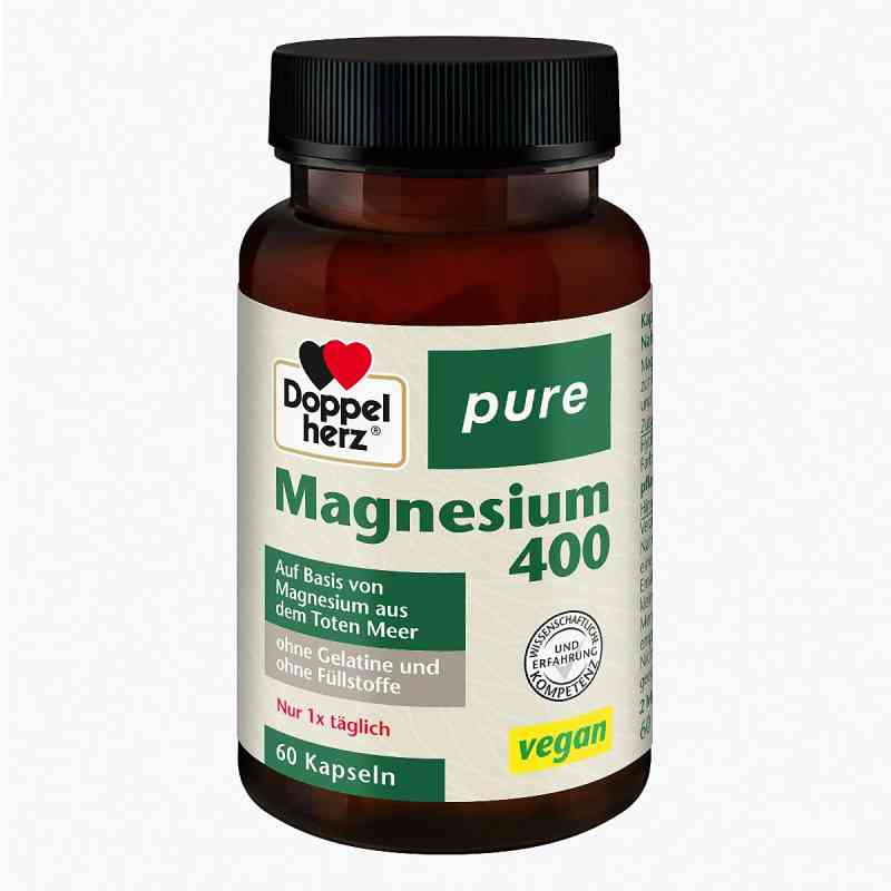 Doppelherz Magnesium 400 pure Kapseln 60 stk von Queisser Pharma GmbH & Co. KG PZN 16397560