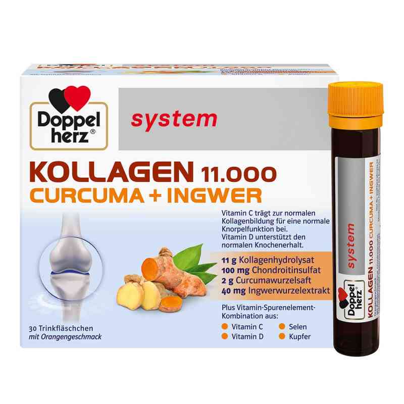 Doppelherz system Kollagen 11.000 Curcuma + Ingwer 30X25 ml von Queisser Pharma GmbH & Co. KG PZN 16879158