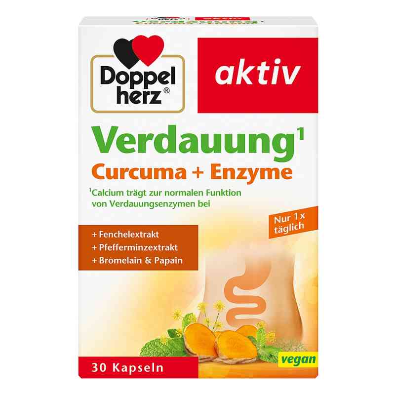 Doppelherz Verdauung Curcuma+enzyme Kapseln 30 stk von Queisser Pharma GmbH & Co. KG PZN 18649528