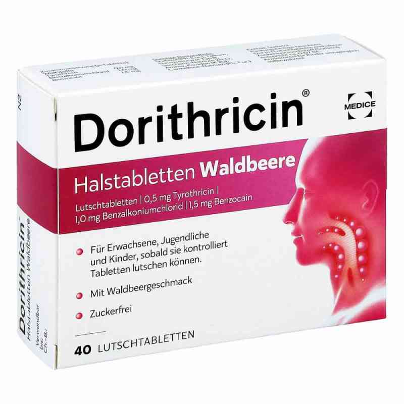 Dorithricin Halstabletten Waldbeere 40 stk von MEDICE Arzneimittel Pütter GmbH& PZN 10078428