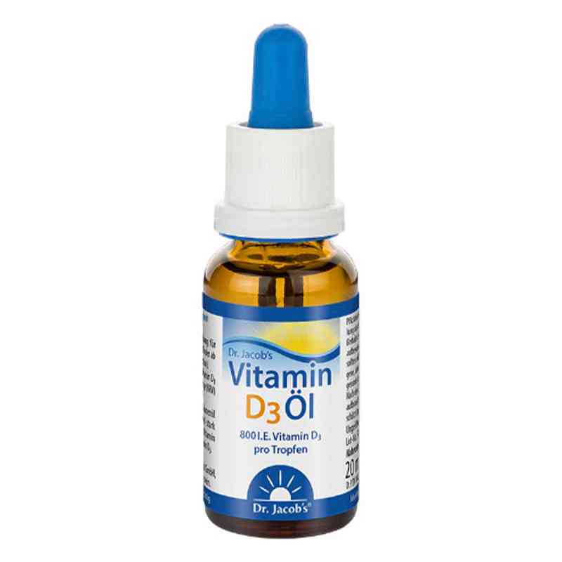 Dr. Jacob’s Vitamin D3 Öl 640 Tropfen vegetarisch 20 ml von Dr.Jacobs Medical GmbH PZN 10038446