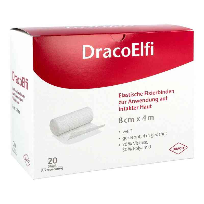 Dracoelfi elastisch Fixierbinde 8 cmx4 m gekreppt 20 stk von Dr. Ausbüttel GmbH & Co. KG PZN 00736936