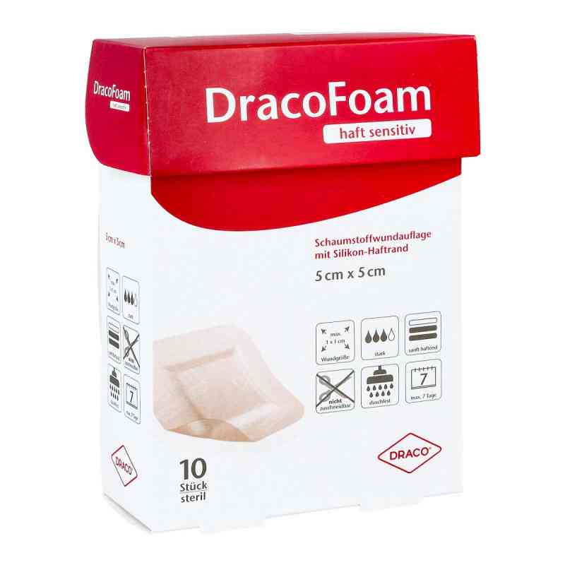 Dracofoam Haft sensitiv Schaumst.wund.5x5 cm 10 stk von Dr. Ausbüttel GmbH & Co. KG PZN 11376174