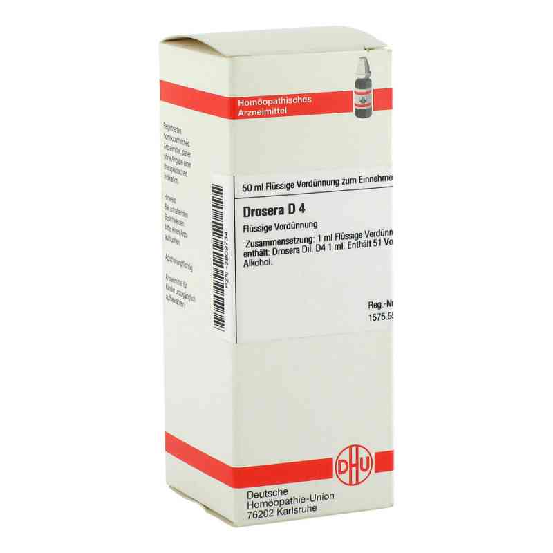 Drosera D4 Dilution 50 ml von DHU-Arzneimittel GmbH & Co. KG PZN 02809734