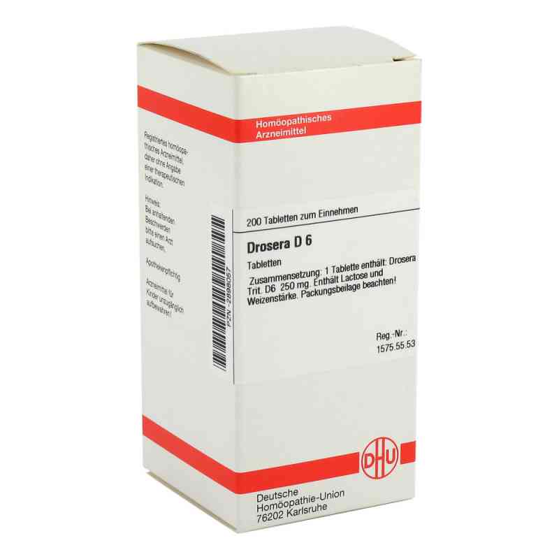 Drosera D6 Tabletten 200 stk von DHU-Arzneimittel GmbH & Co. KG PZN 02898057