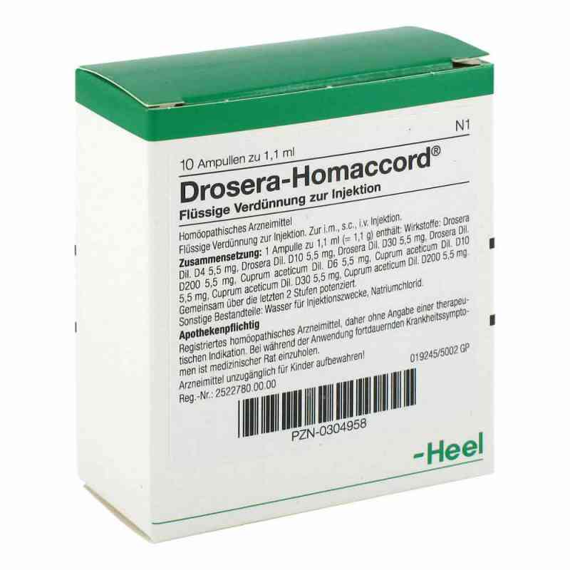 Drosera Homaccord Ampullen 10 stk von Biologische Heilmittel Heel GmbH PZN 00304958