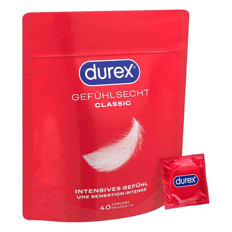 Durex Gefühlsecht classic Kondome 40 stk von Reckitt Benckiser Deutschland GmbH PZN 16388041
